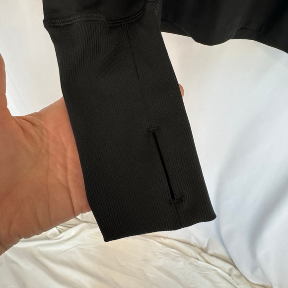 Nike Women’s Crew Neck Long Sleeve Quick Dry Active Jersey Shirt Black Medium - Picture 11 of 12